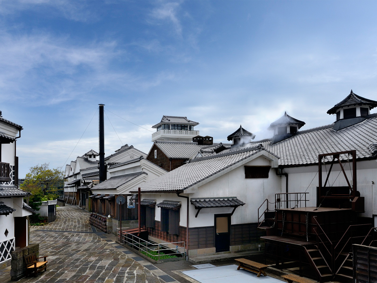 明治蔵 薩摩酒造花渡川蒸溜所 南薩摩に位置する明治に建てられた蔵